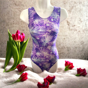 Foxy Brand - Purple & White Leotard