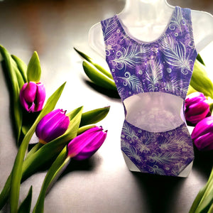 Foxy Brand - Purple & White Leotard