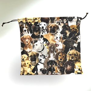 Foxy Brand - For The Love of Dogs Drawstring Grip Bag