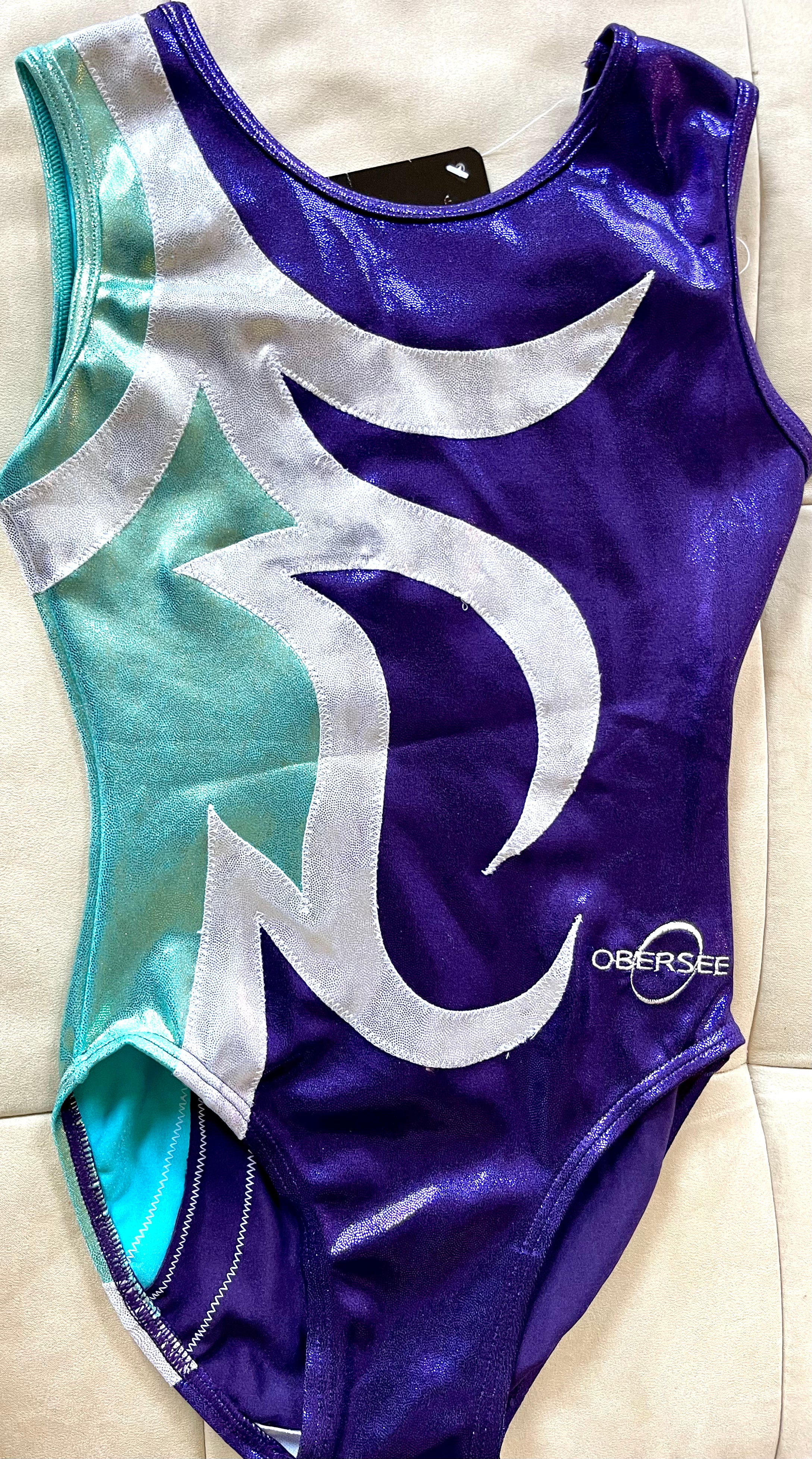 Obersee Brand - Chassy Turquoise & Purple Leotard