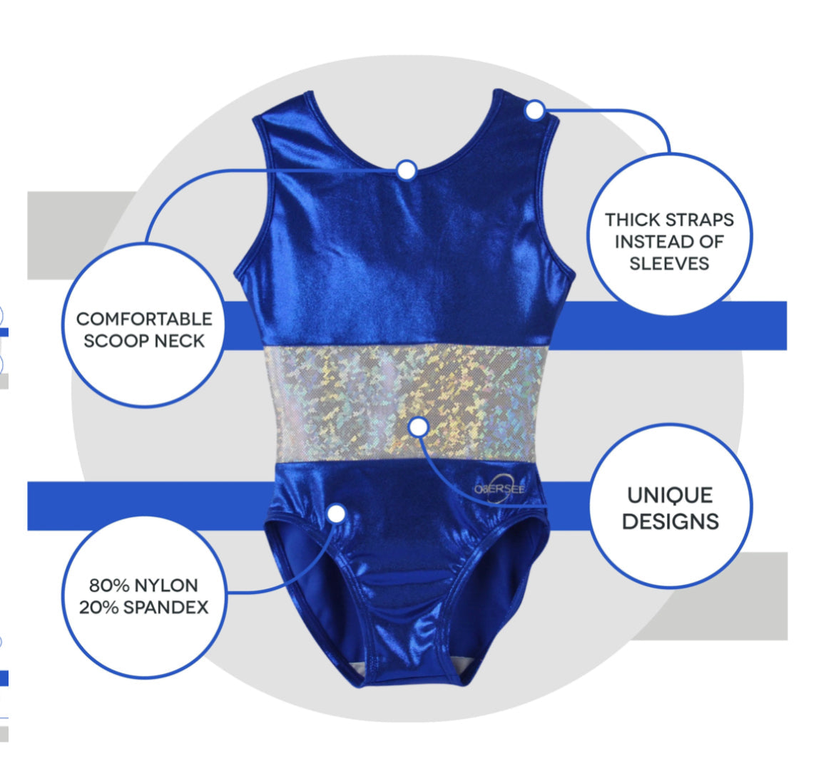 Obersee Brand - Royal Blue Gymnastic Leotard