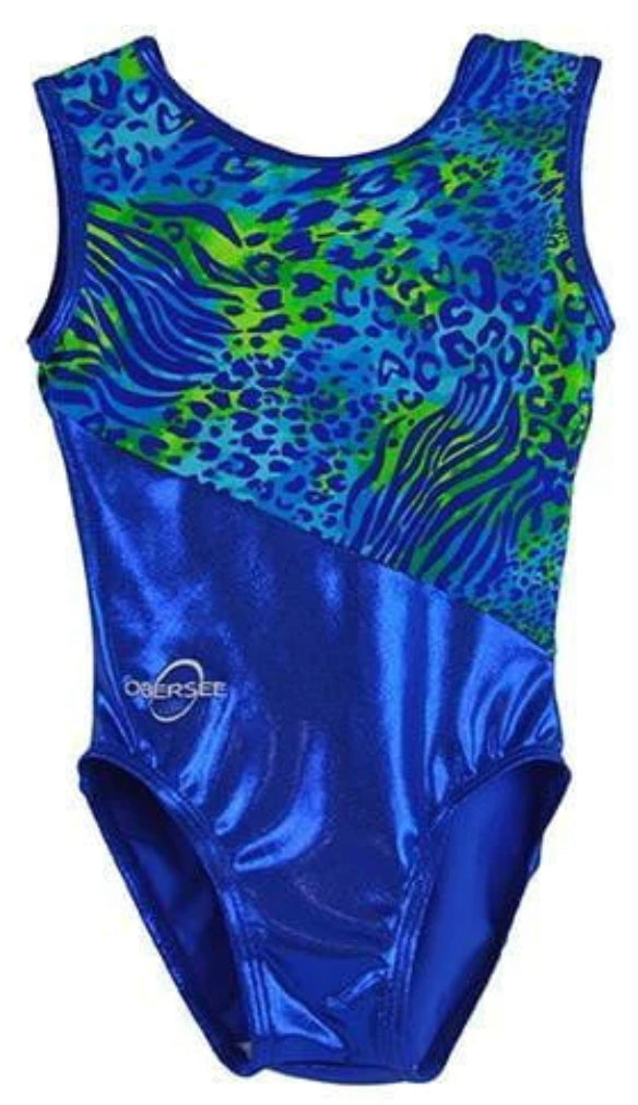 Obersee Brand -  Green Leopard Leotard