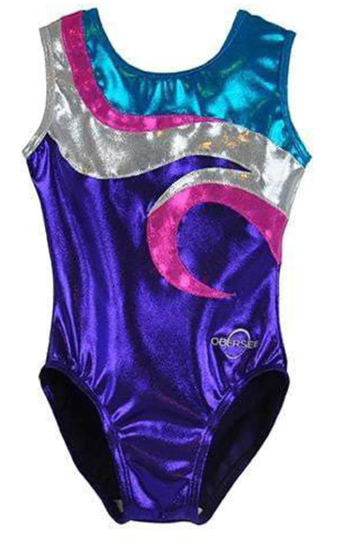 Obersee Brand - Swirl Purple Leotard