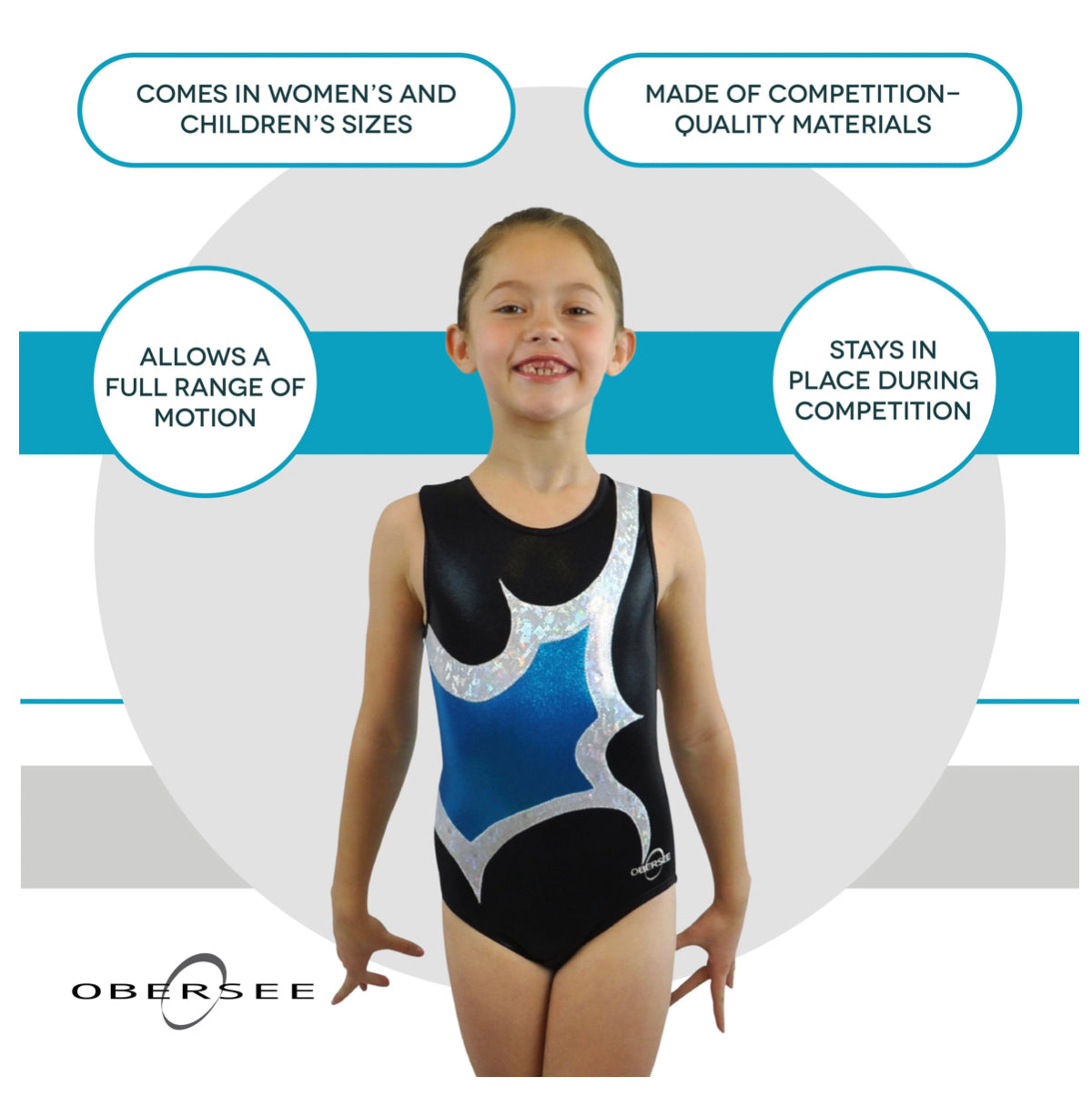 Obersee Brand -  Lucy Turquoise Leotard