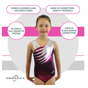 Obersee Brand - Pink Feather Leotard