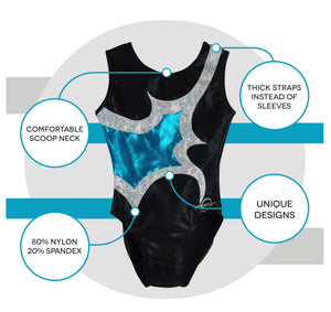 Obersee Brand -  Lucy Turquoise Leotard