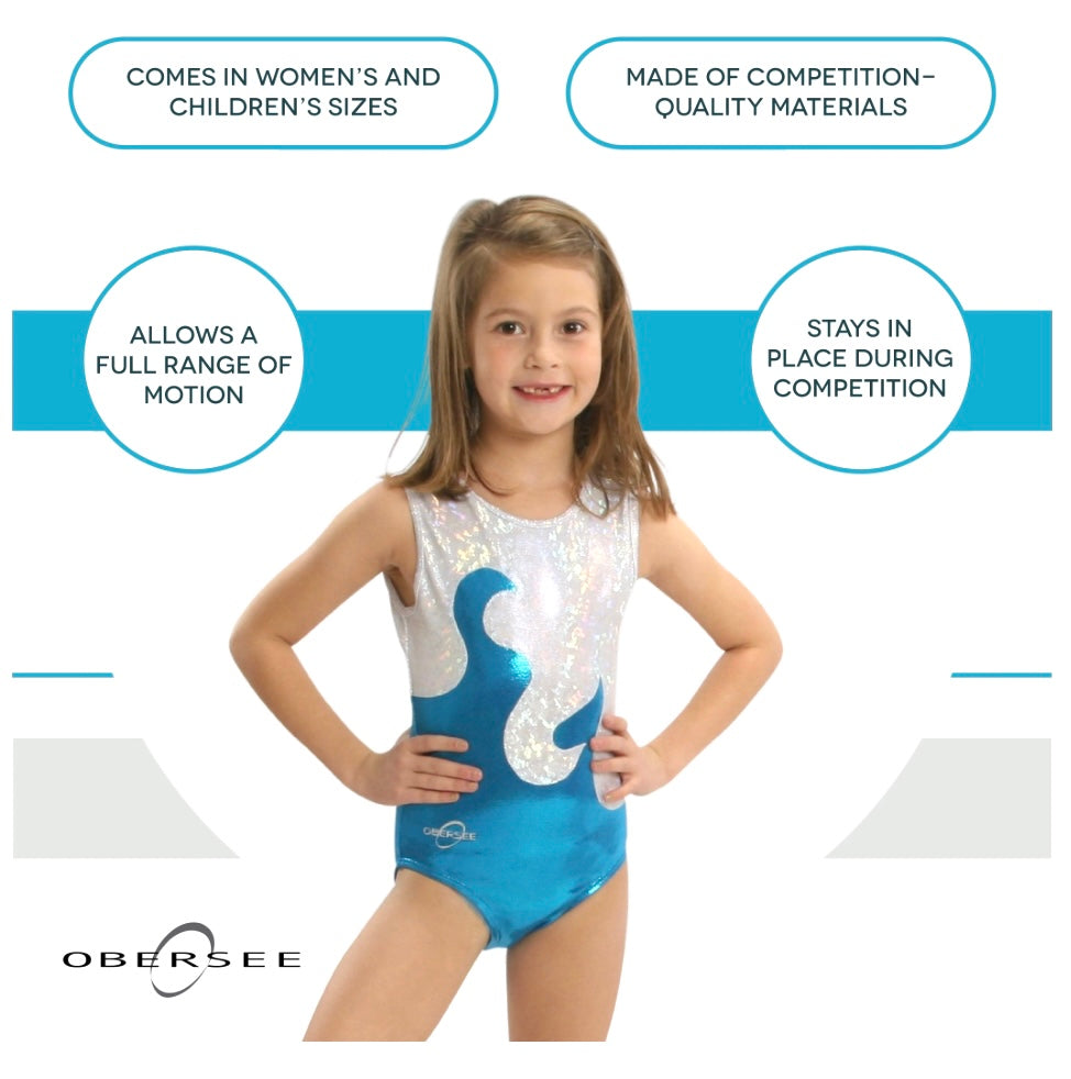 Obersee Brand – Turquoise Waves Leotard